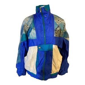 Vintage 80's Re Sport River Edge Sport Windbreaker Sz S
